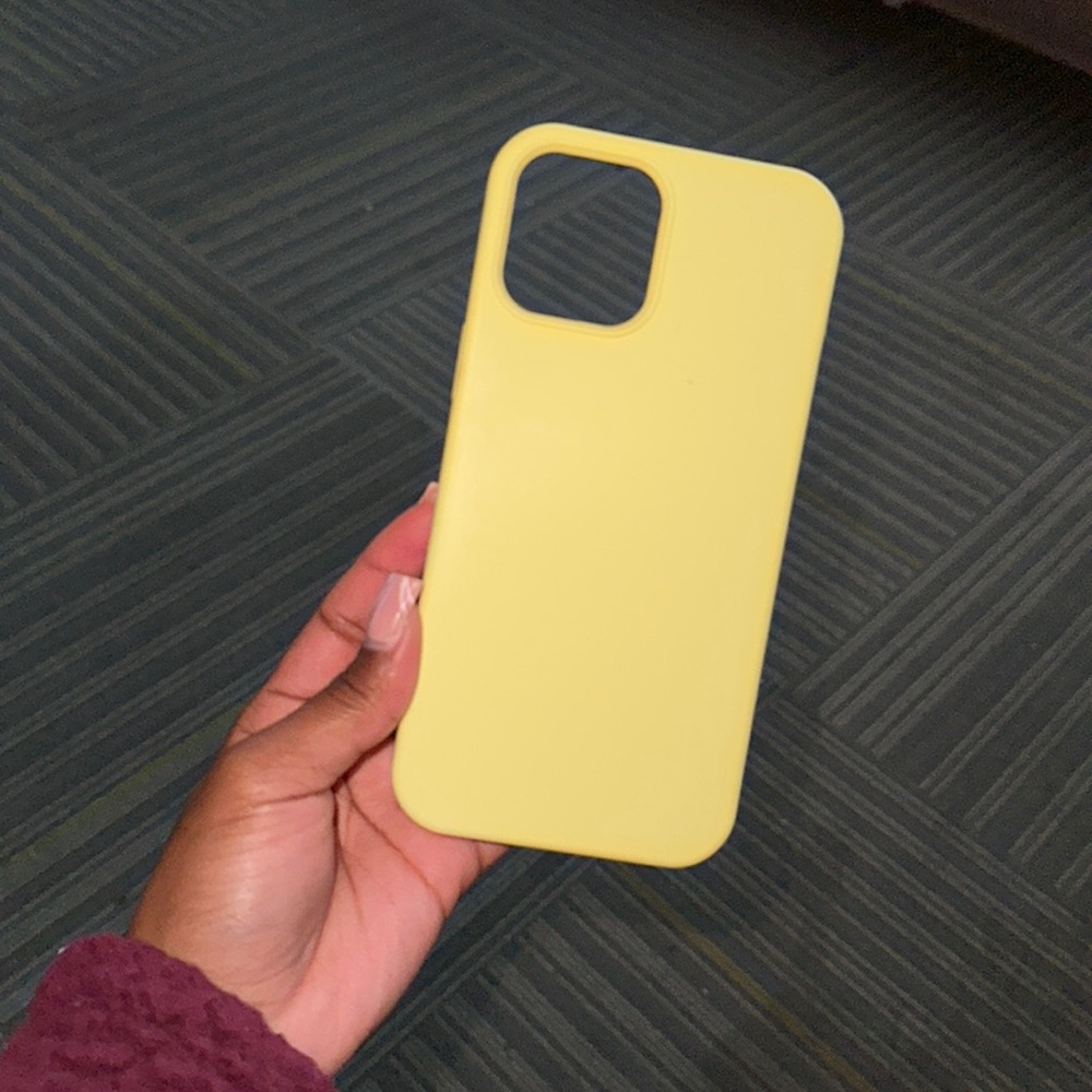 IPhone 12 Pro Max Yellow Phone Case